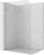 Mexen Kioto-P L perete de duș Walk-in 90 x 200 cm, transparent 8 mm, nichel periat - 800-090-103-97-00-P