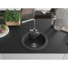 Mexen Diego chiuvetă de granit cu o cuvă cu baterie de bucătărie Duero, negru pătat - 6512-76-671600-00