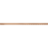 Mexen Line-B elülső zuhanytárcsa szegély 130 cm, ecsetelt réz - 186503130U