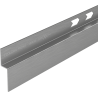 Mexen Line-B plintă frontală cadă duş 180 cm, gun gray periat - 186603180U