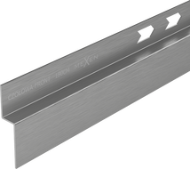 Mexen Line-B plintă frontală cadă duş 180 cm, gun gray periat - 186603180U