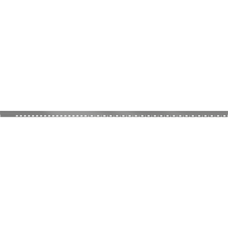 Mexen Line-B plintă frontală cadă duş 180 cm, gun gray periat - 186603180U