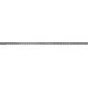 Mexen Line-B plintă frontală cadă duş 180 cm, gun gray periat - 186603180U