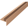 Mexen Line-B 120 cm-es, üveghez való jobbos esőcsatorna, kefe bronz - 186504120R