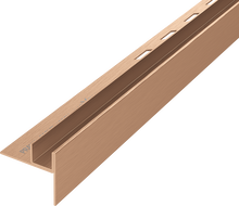Mexen Line-B 120 cm-es, üveghez való jobbos esőcsatorna, kefe bronz - 186504120R