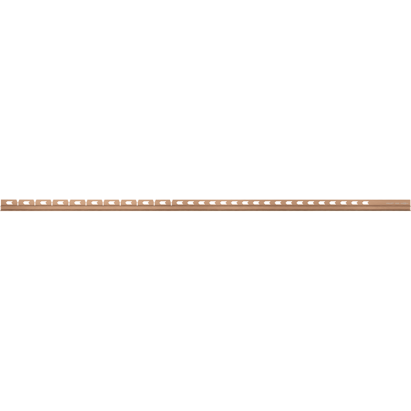 Mexen Line-B 12 cm-es bal oldalú sodronyos szegély, csiszolt réz - 186504120L