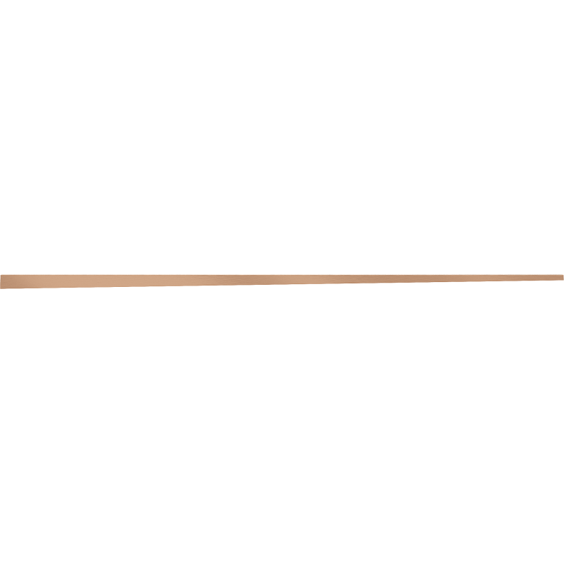 Mexen Line-B 120 cm-es, üveghez való jobbos esőcsatorna, kefe bronz - 186504120R