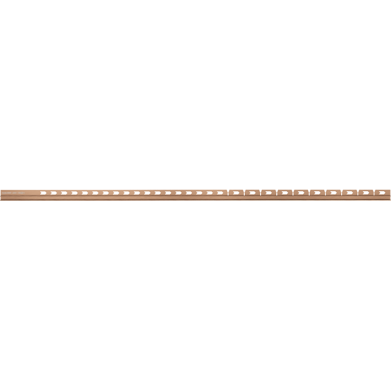 Mexen Line-B 120 cm-es, üveghez való jobbos esőcsatorna, kefe bronz - 186504120R