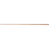 Mexen Line-B 180 cm-es lejtős lista üveghez, jobb, kefélt réz - 186504180R