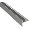 Mexen Line-B listă de sticlă de 120 cm stânga, gri armă periat - 186604120L
