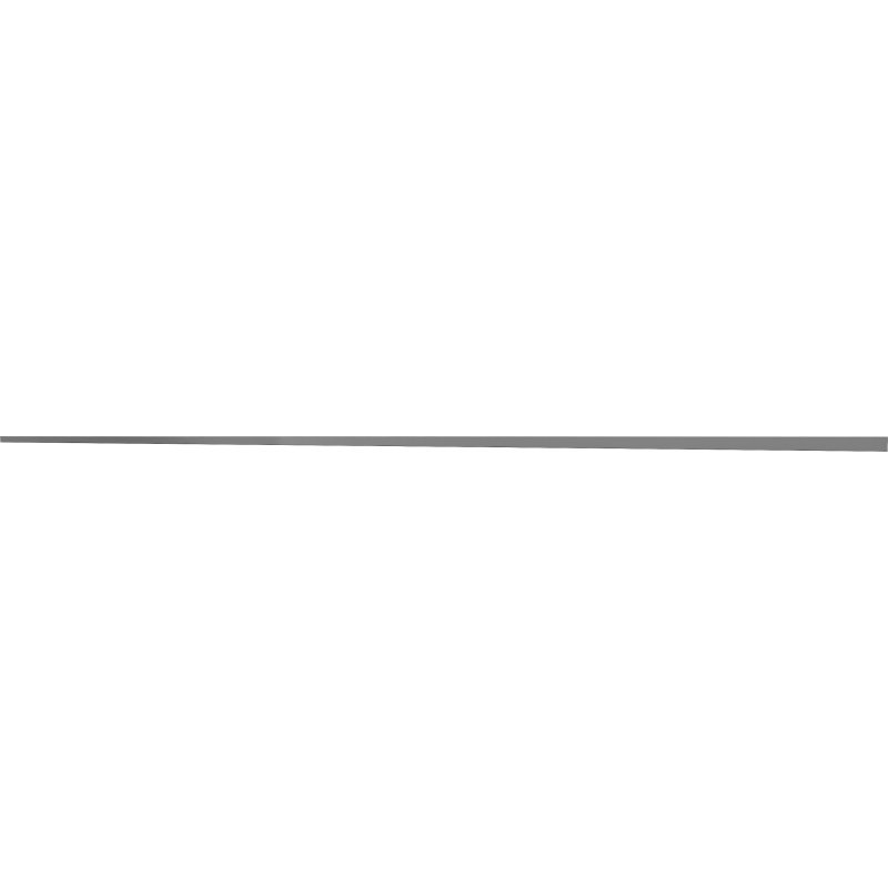 Mexen Line-B 180 cm-es, bal oldali lejtőlista üveghez, kefélt fegyverszürke - 186604180L
