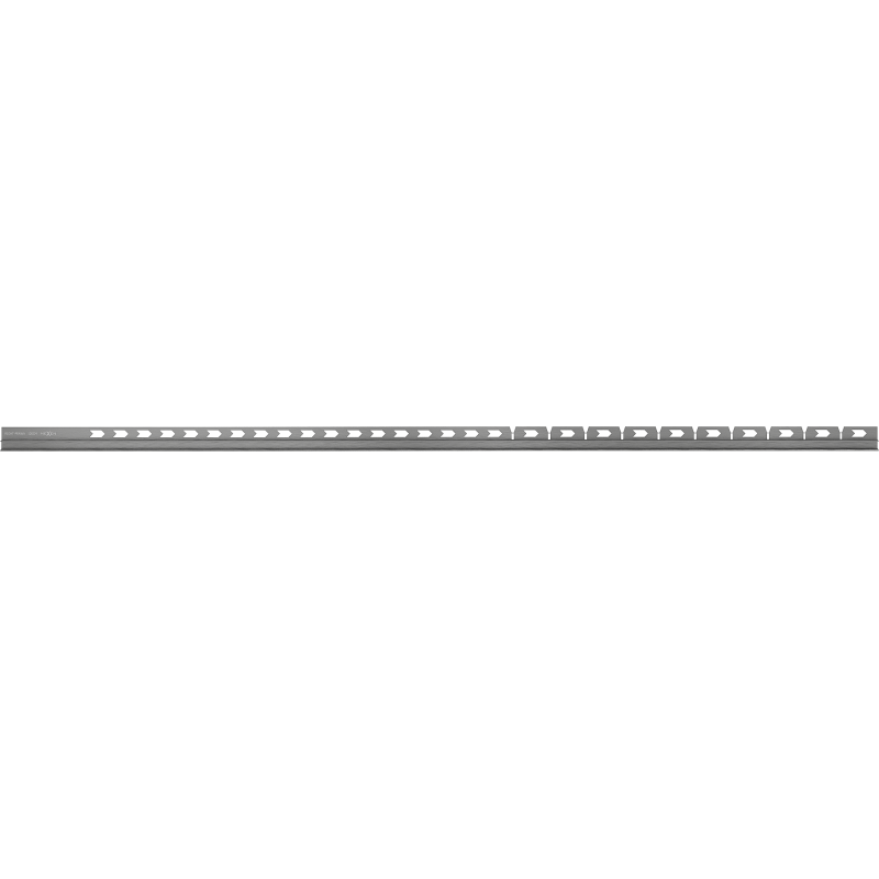 Mexen Line-B 120 cm-es ferde élű szegély üveghez, jobb, keféltett puskaszürke - 186604120R