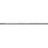 Mexen Line-B 120 cm-es ferde élű szegély üveghez, jobb, keféltett puskaszürke - 186604120R