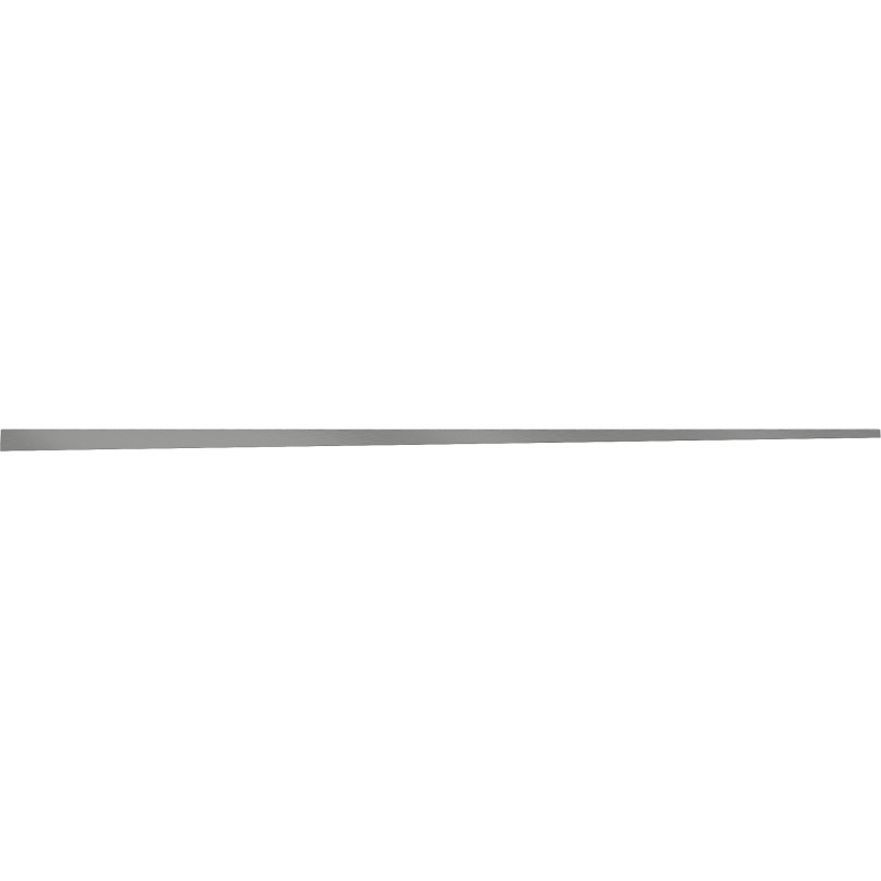 Mexen Line-B 120 cm-es ferde élű szegély üveghez, jobb, keféltett puskaszürke - 186604120R