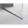 Mexen Line-B plintă de scurgere pentru sticlă 120 cm dreapta, gri pistol periat - 186604120R