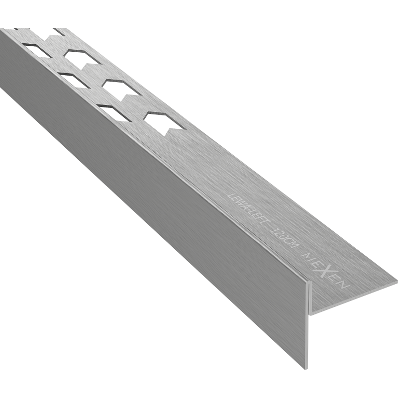 Mexen Line-B padlóléc 120 cm bal, szálcsiszolt pisztolyszürke - 186601120L
