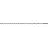 Mexen Line-B plintă înclinată de pardoseală 120 cm stânga, gri armă periat - 186601120L