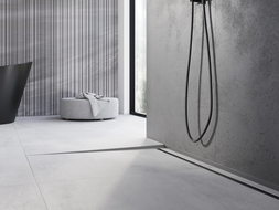 Mexen Line-B padlóléc 120 cm bal, szálcsiszolt pisztolyszürke - 186601120L