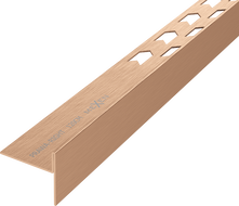 Mexen Line-B jobbra eső padlószegély 120 cm, kefe-eltávolított réz - 186501120R