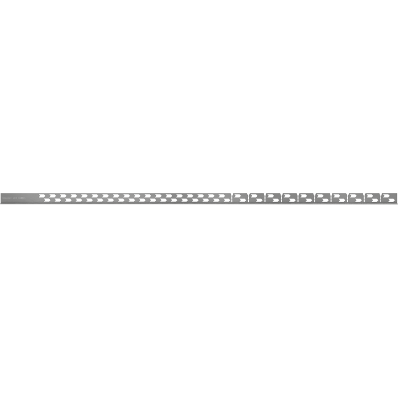 Mexen Line-B plintă descendentă podea 120 cm dreapta, gri pistol periat - 186601120R