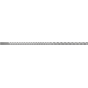 Mexen Line-B 120 cm-es jobbra eső padlóburkoló, gun gray kefélt - 186601120R