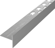 Mexen Line-B plintă de pardoseală înclinată 180 cm dreapta, gun gray periat - 186601180R