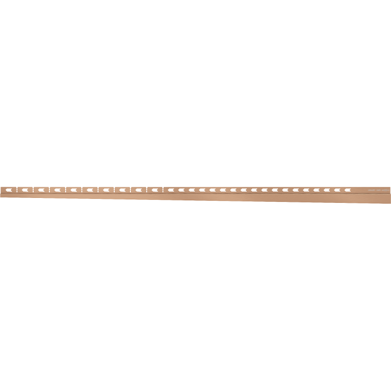 Mexen Line-B falcolosó szegélyfal 120 cm bal, kefélt réz - 186502120L