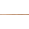 Mexen Line-B falcolosó szegélyfal 120 cm bal, kefélt réz - 186502120L