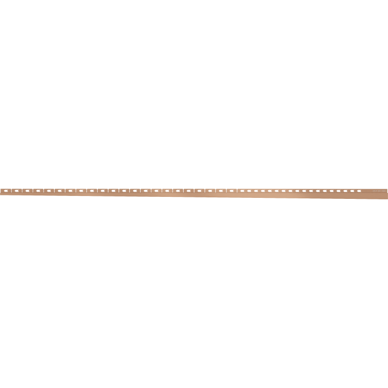 Mexen Line-B falburkolat fal melletti 180 cm bal, kefélt réz - 186502180L