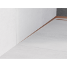 Mexen Line-B plintă de perete 180 cm stânga, cupru periat - 186502180L