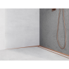 Mexen Line-B plintă de perete 180 cm stânga, cupru periat - 186502180L