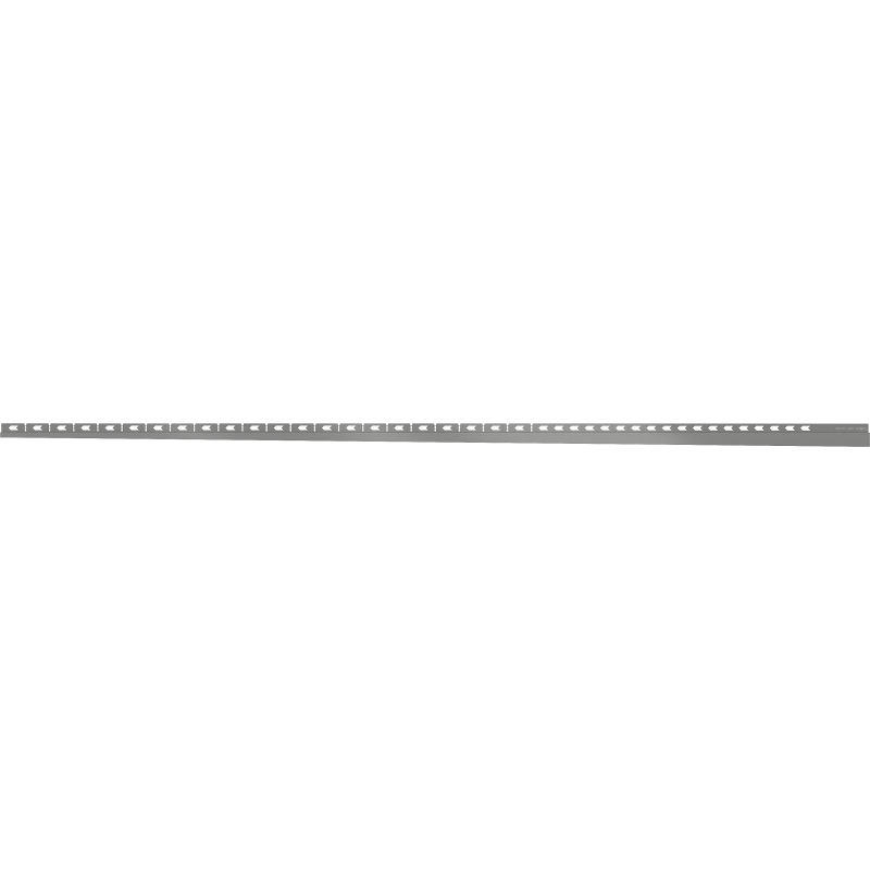 Mexen Line-B plintă înclinată de perete 180 cm stânga, gri armat periat - 186602180L