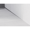 Mexen Line-B plintă descendentă de perete 180 cm dreapta, gun gray periat - 186602180R