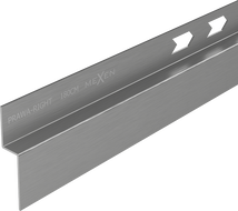 Mexen Line-B plintă descendentă de perete 180 cm dreapta, gun gray periat - 186602180R