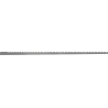 Mexen Line-B falcolista fali melletti 180 cm jobb, kefe szürke szürke - 186602180R