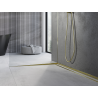Mexen Line-B profil de scurgere pentru sticlă 120 cm stânga, auriu - 185004120L