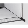 Mexen Line-B plintă de scurgere lângă perete 120 cm dreapta, neagră - 187002120R