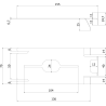 Mexen Uni clemă de fixare superioară - C9907-03