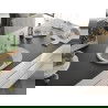 Mexen Kevin chiuvetă de granit cu un compartiment, cu picurător și baterie de bucătărie Duero, Bej - 6517-69-671600-69