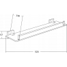 Mexen Rufo raft de perete din sticlă, negru - 7050937-70