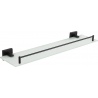 Mexen Rufo raft de perete din sticlă, negru - 7050937-70