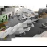 Mexen Kevin chiuvetă de granit cu un compartiment, cu picurător și baterie de bucătărie Duero, gri - 6517-71-671600-70
