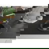 Mexen Kevin chiuvetă de granit 1-cameră cu scurgător și baterie de bucătărie Duero, negru/auriu metalic - 6517-75-671600-00