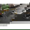 Mexen Kevin chiuvetă de granit 1-cameră cu scurgător și baterie de bucătărie Duero, negru/auriu metalic - 6517-75-671600-50