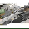 Mexen Leo chiuvetă de granit cu un compartiment, cu picurător și baterie de bucătărie Duero, gri - 6501-71-671600-50