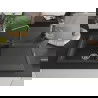 Mexen Leo chiuvetă de granit cu 1 compartiment cu scurgător și baterie de bucătărie Duero, negru cu pete - 6501-76-671600-76