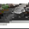 Mexen Elias chiuvetă granit 1-cameră cu scurgător și baterie bucătărie Duero, negru/argintiu metalizat - 6511-73-671600-00