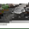 Mexen Elias chiuvetă granit 1-cameră cu scurgător și baterie bucătărie Duero, negru/auriu metalic - 6511-75-671600-00