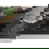 Mexen Elias chiuvetă de granit 1-cuvelă cu scurgător și baterie bucătărie Duero, negru/auriu metalizat - 6511-75-671600-50-B