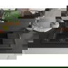 Mexen Elias chiuvetă de bucătărie granit 1-cameră cu picurător și baterie Duero, negru/metalic auriu - 6511-75-671600-70-B